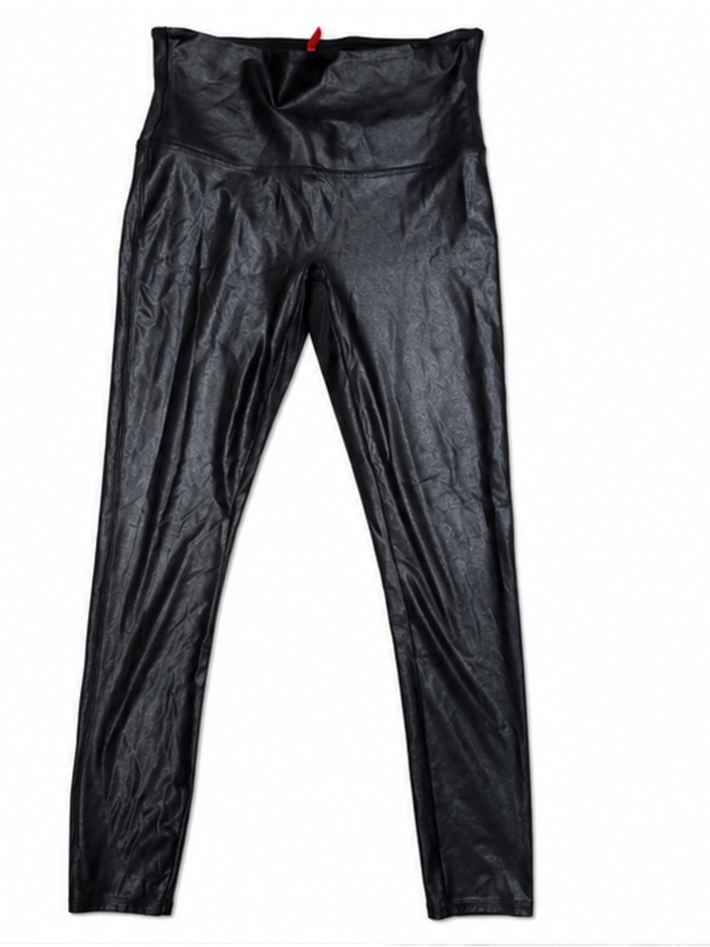 SPANX Faux Leather High-Waisted Leggings Black Size XL